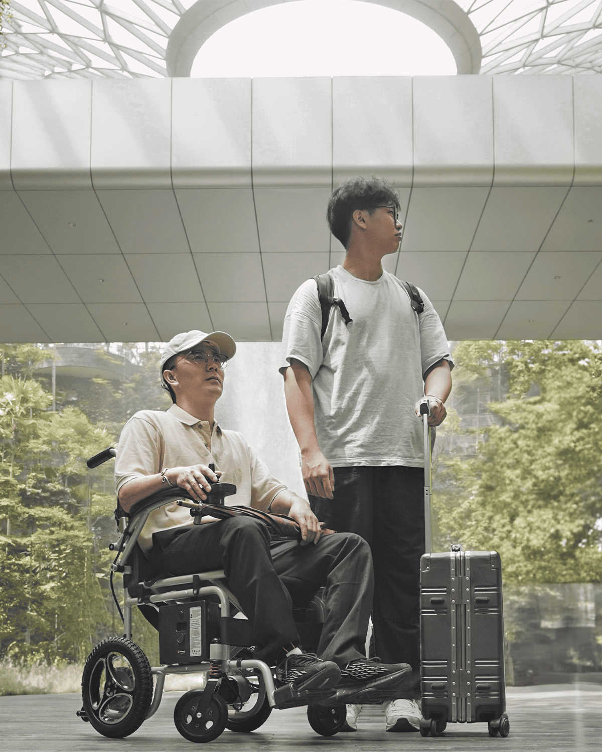 Travelling with elderly this 2024 convenient lightweight wheelchair easy to travel ease