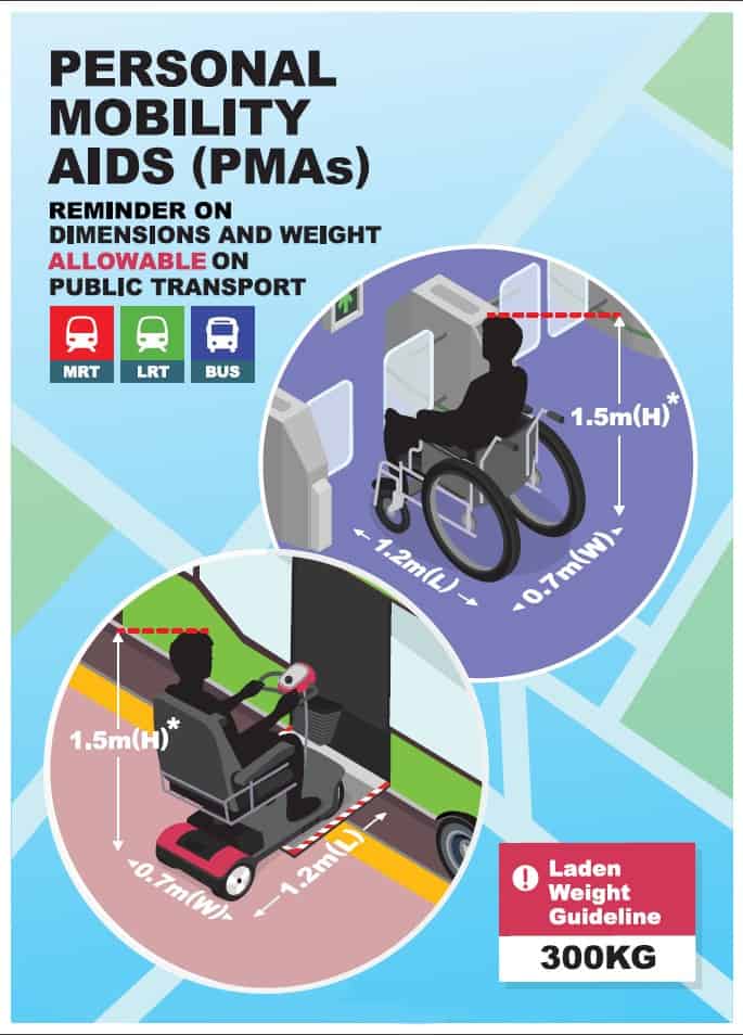 Updated 2024: LTA Regulations On Personal Mobility Aids (PMA) In Singapore PMA Advisory - Updated 2024: LTA Regulations On Personal Mobility Aids (PMA) In Singapore