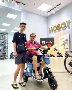 Personal Mobility Aids (PMA) Happy customer 1 240x300 - Personal Mobility Aids (PMA)