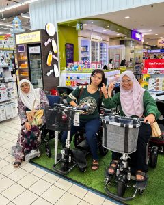 Personal Mobility Aids (PMA) Happy customer 2 240x300 - Personal Mobility Aids (PMA)